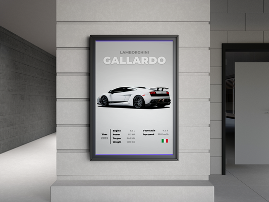 LAMBORGHINI GALLARDO | CAR POSTERS