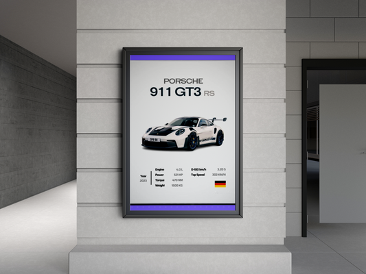 PORSCHE 911 GT3 | CAR POSTERS