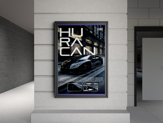 LAMBORGHINI HURACAN | CAR POSTERS